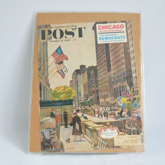 The Saturday Evening Post Magazine COVER October 15 1960 - Picture 1 of 3